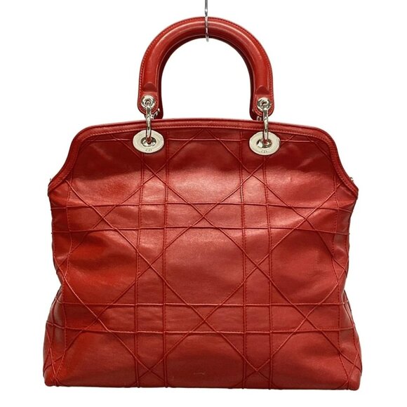 DIOR/ChristianDior Granville - Bordeaux Leather Handbag 938-072525 - Picture 2 of 14